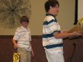 Caleb and Matt Presenting the Gift