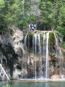 Beautiful Waterfall with those guys up there