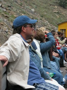 Eric Riding the Train