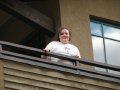 Hannah on the Balcony